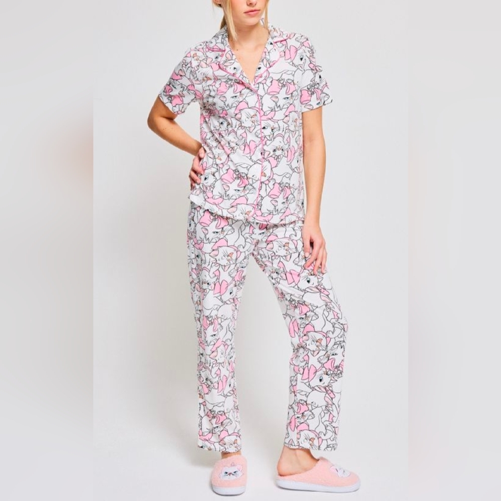 Disney Marie Aristocats Pajama Set NWT Rare Licensed Size XS